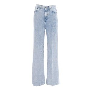 Dondup Wide-Leg Denim Jeans With High Waist - NWT